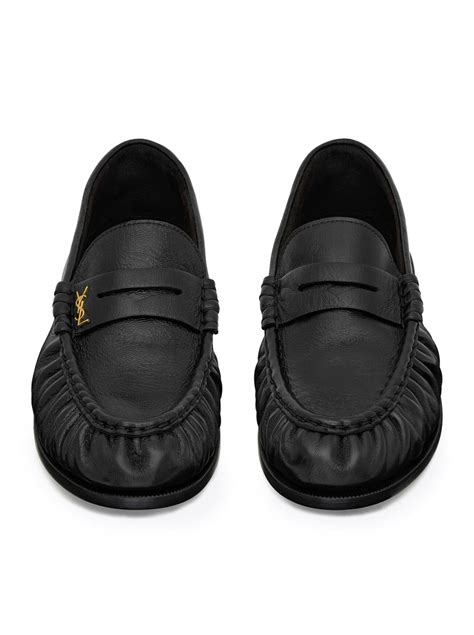 MOCASSINI LE LOAFER IN PELLE LISCIA .